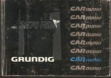 Betriebsanleitung Handbuch Grundig Auto Radio...