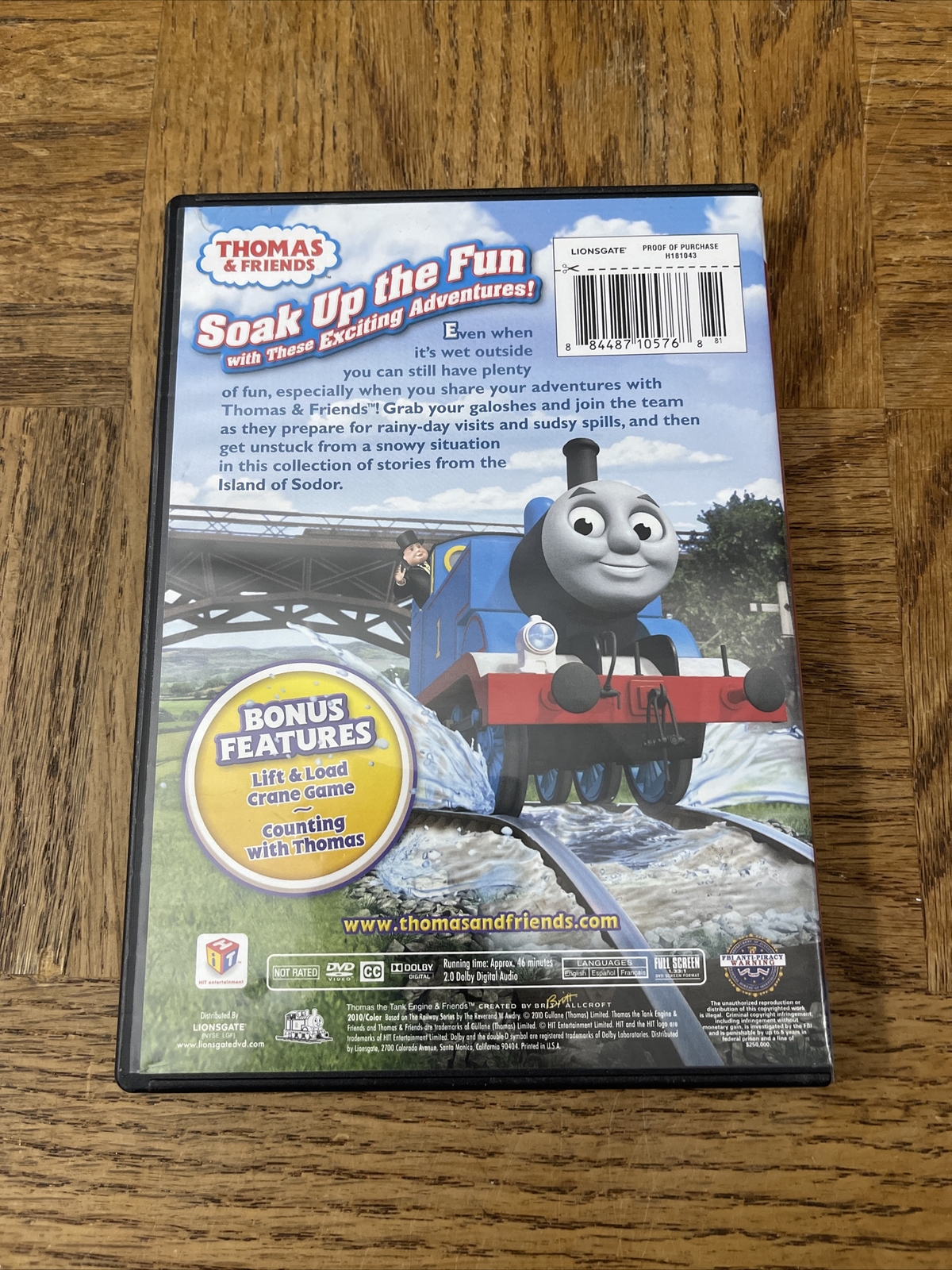 Thomas And Friends Splish Splash Splosh DVD 884487105768| eBay