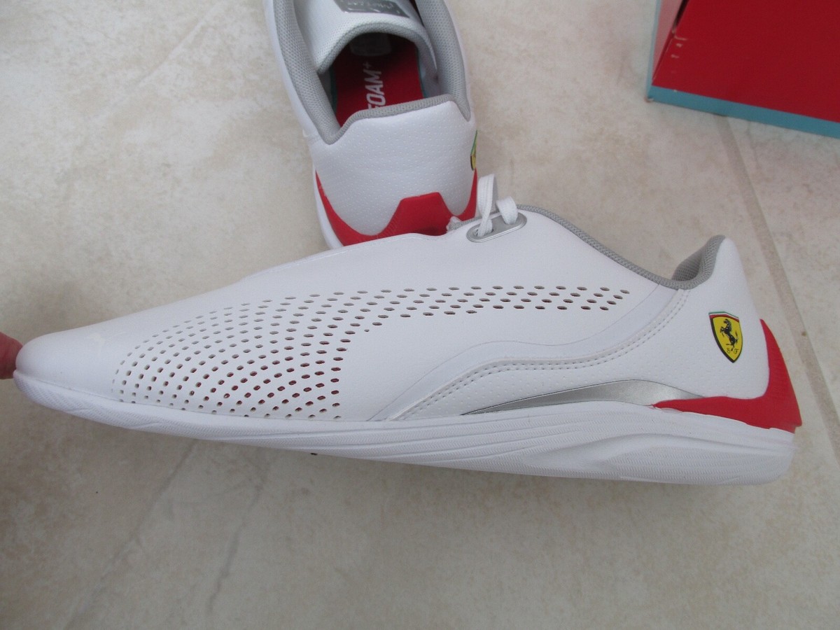 NEW Puma Ferrari Drift Cat Decimal Shoes Men's Size 11 White