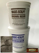 M02054 MOREZMORE 5 lb BROWN Magic Sculpt Sculp Epoxy Clay Model Putty