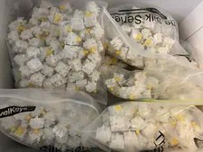 NOVELKEYS NK SILK YELLOW SWITCH Linear Mechanical Keyboard 45g (10-500 count)