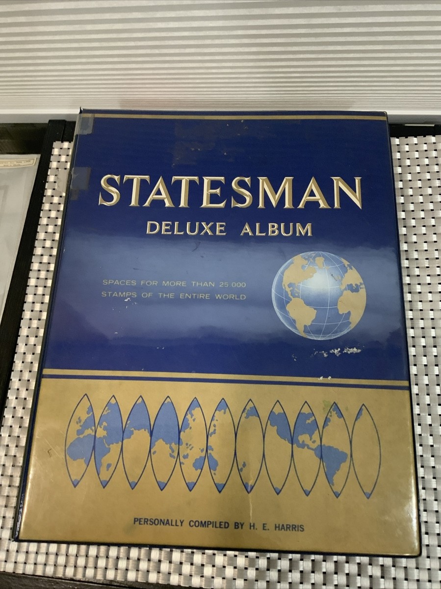 1975 Statesman Deluxe Stamp Album 1540 STAMS INCLUDED!!!! | eBay display picture 1