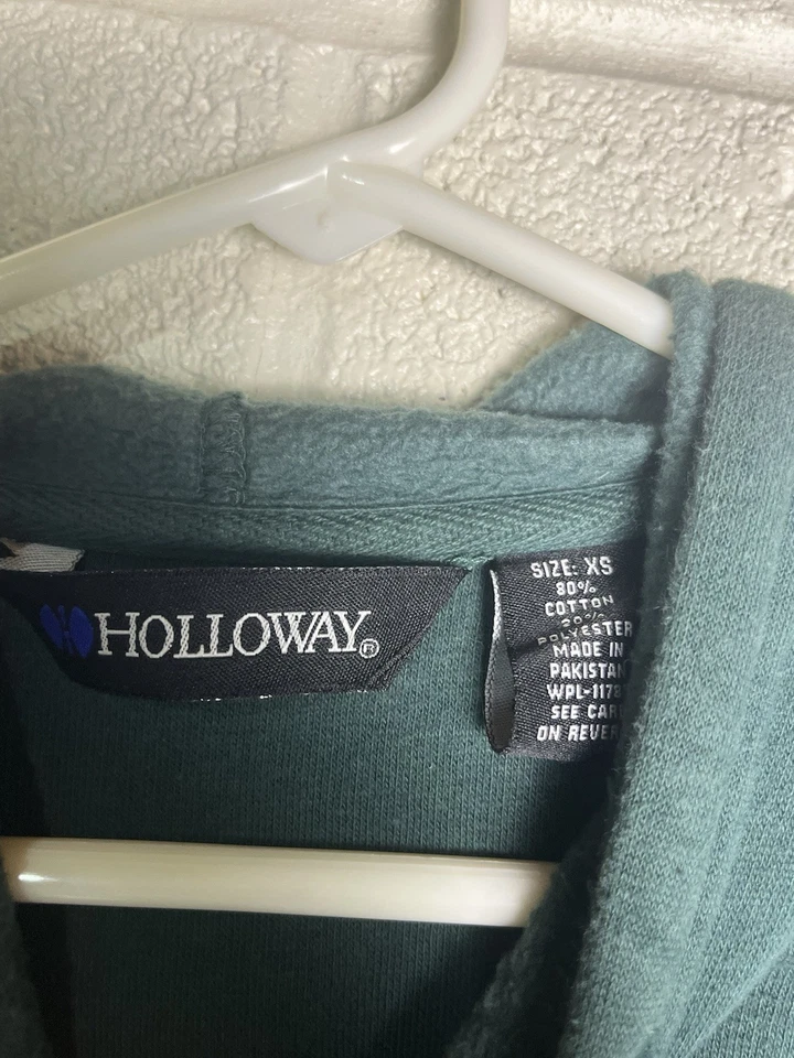 Vintage Ohio University bobcats Green OU Hoodie Size XS - Image 3 of 4