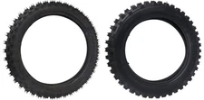 Front & Rear Replacement Tires for MotoTec X2 110cc Gas Dirt Bike 4-Stroke
