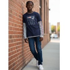 New England Patriots Boys' New w/Tags 2-Piece Shirt Set - Large 14/16 