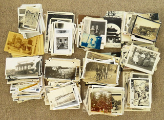 HUGE 1 050 Vintage Antique Photo Lot RPPC Postcards Travel Women Men Plane MORE