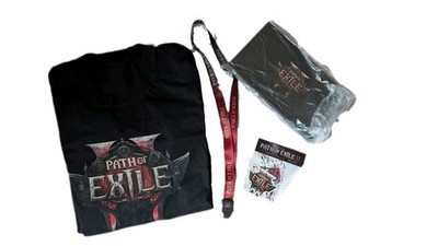 Path of Exile 2 Gamescom 2025 / 2024 Pin + Mega Merch Paket - Super Rare 