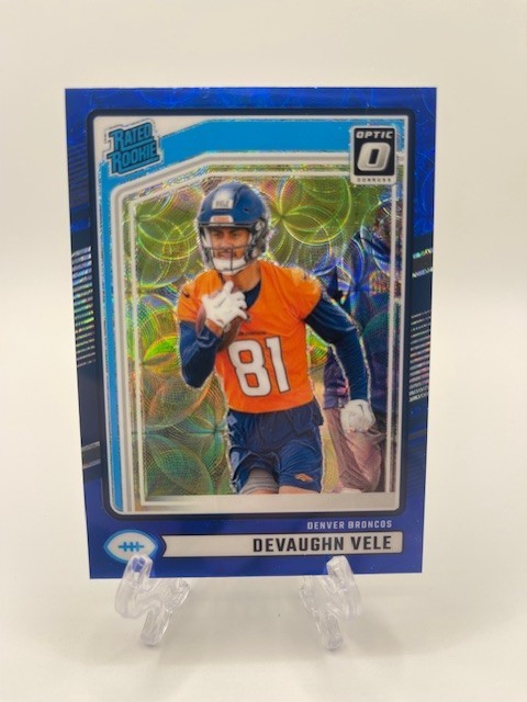 Devaughn Vele Panini Donruss #395 Optic Preview-Blue Scope
