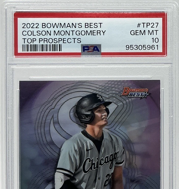 Colson Montgomery Rookie PSA 10 - 2022 Bowman's Best Prospects -White Sox Phenom - Image 2 of 4