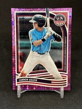 2024 Panini Stars & Stripes USA Baseball #186 Cannon Goldin Purple /99