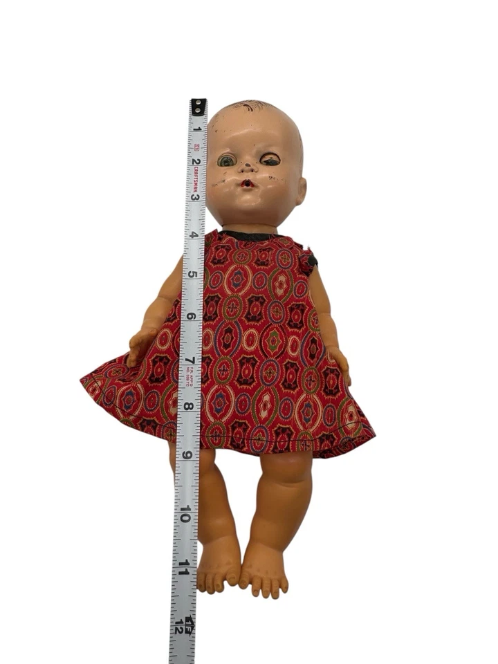 Vintage Ideal Betsy Wetsy Baby Doll Molded Hair Dress — 第 4/4 张图片