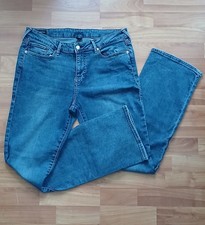 True Religion Jeans Women's 33 Blue Denim Becca Mid Rise Bootcut Medium Wash