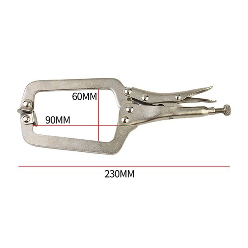 1 Pcs Locking C-Clamp Pliers 6" Vice Grip Easy Quick Release Micro-Adjustment - Picture 14 of 15