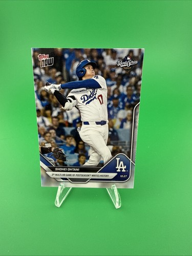 2025 TOPPS NOW SHOHEI OHTANI #903 World Series History LOS ANGELES DODGERS
