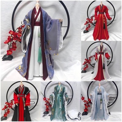 1/6 1/4 1/3 Ancient-Style Wide Sleeve Cloak Clothes For BJD Action Figures