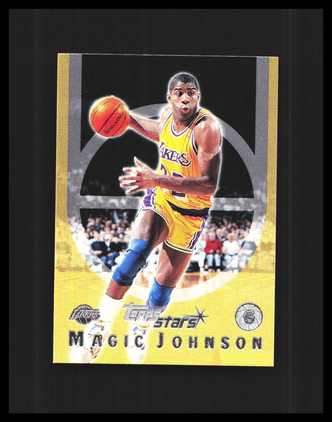 2000-01 Magic Johnson Topps Stars #32 Los Angeles Lakers