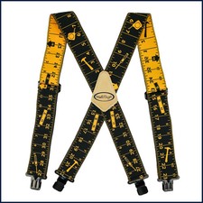 Men's Suspenders Fully Elastic 2 inch Wide X back Heavy Duty Work