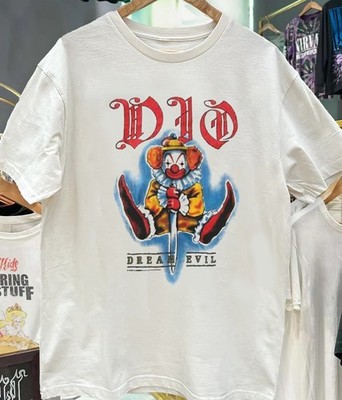 Dio Dream Evil Tour 1987 vintage white t-shirt unisex S-5XL QT3221