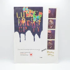 Pooka Press, LE #15/100, 2007, jwcurry, Canada, Concrete Poetry, Broadsheet