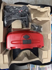 Nintendo Virtual Boy Console -OG- In Box W/ AC Adapter Accessory & Mario Tennis