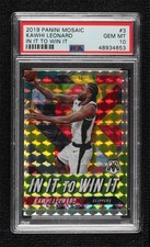 2019-20 Panini Mosaic In It to Win It Kawhi Leonard #3 PSA 10 GEM MT 00ur