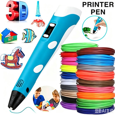 3D Stifte Set Kinder DIY 3D Druckstift 12Farben 36m Filament Geschenk DE
