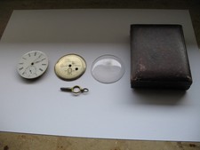 Altes Antikes Taschenuhrwerk v. Ancre "Aiguelles" 1870 Schweiz m. 15 Rubins