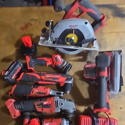 Milwaukee M12 12V 5-Tool Combo Kit w/ 2 Li-Ion Batteries & Charger