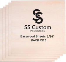 1/16 Inch - 1.5Mm Thick Plywood Sheets with Smooth Surfaces