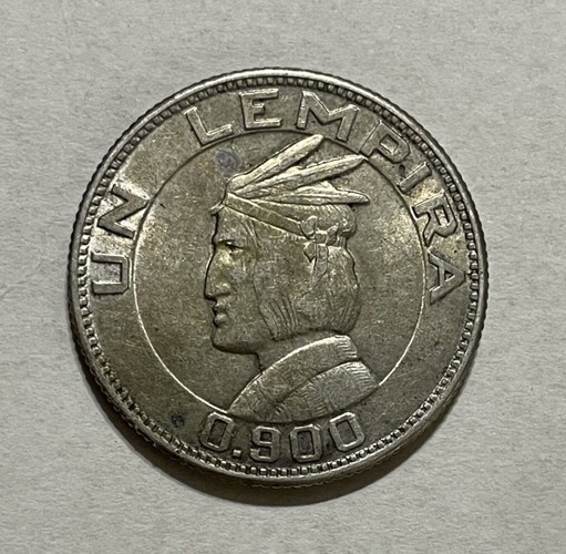 Honduras - 1937 Silver Lempira - Popular