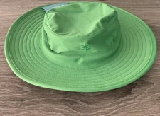 Coolibar UPF 50+ Unisex Brighton Chlorine Resistant Green Bucket Hat L/XL NWT