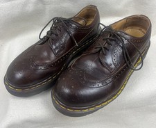 VTG 90s Doc Martens England Leather Wingtip Brogue Oxford Shoes Grunge Men s 8
