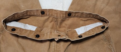 Walls Canvas Upland Brush Guard Hunting Pants Nylon Trim Men's Size 40 Medium - Picture 7 of 13
