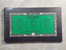 Watercolor Travel Journal 6x10-inch Cold Press