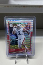 2020 Panini Donruss Optic - Rookies Marlon Davidson #135 Wave Prizm /199 (RC)