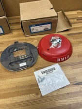 System Sensor PC2RL Fire Alarm Horn Strobe Ceiling Red