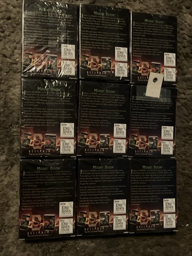 LOTR TCG Mount Doom 63-Card Starter Pack Factory Sealed (7 Left) - Picture 2 of 2