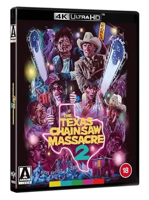 The Texas Chainsaw Massacre 2 [4K UHD Blu-ray] (1986) Arrow UK Exclusive 4K ONLY