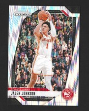 2024-25 Panini Prizm Jalen Johnson #100 Skewed Prizm 069/249 Atlanta Hawks