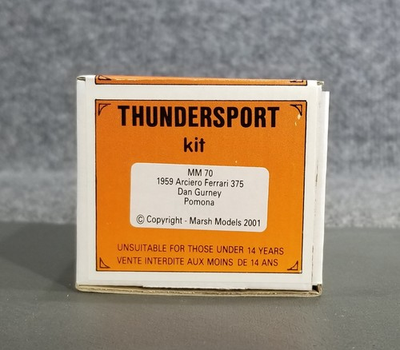 #ad Marsh Models 1 43 Scale Kit MM 70 Arcerio Ferrari 375 Dan Gurney Thundersport $99.95