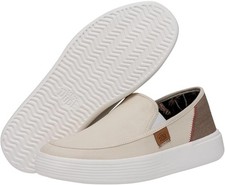 Hey Dude Sunapee W Craft Women's Shoes Size 7 White/Brown