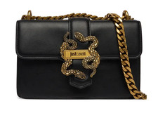 JUST CAVALLI 80RA4BAF ZSA89 JC ICONIC SNAKES STYLE BORSETTA DONNA ECOPELLE NERO