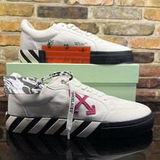 靴 EU43 Off-White L LOGO SUEDE CLOGS OFF-WHITE Spongesole Clogs Beige Purple Men's