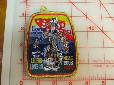 OA 2006 NOAC collectible Central Region gmy border patch with loop (g57)