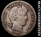 1909-O Barber Dime- Scarce Better Date No Reserve #i2174