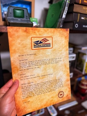 Fallout New Vegas Courier Letter