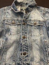 Osh Kosh Blue Denim Toddler Jacket 5T Unisex Jean Jacket