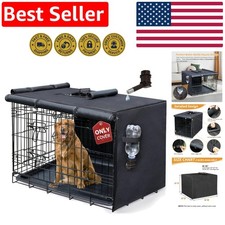 Cozy 36-Inch Waterproof Dog Cage Cover - Reduces Anxiety Provides Privacy
