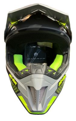 SKI-DOO XC-4 Snowmobile Helmet Hi-Vis Yellow  Size Med  pn: 4486320626