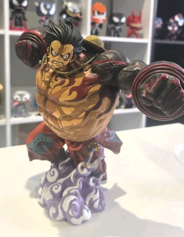 One Piece Banpresto Luffy Gear 4 Masterstars Piece Manga Dimensions Figure